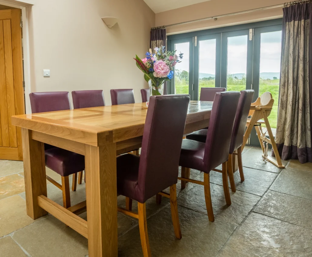 Brockram Barn Dining table with high chair
