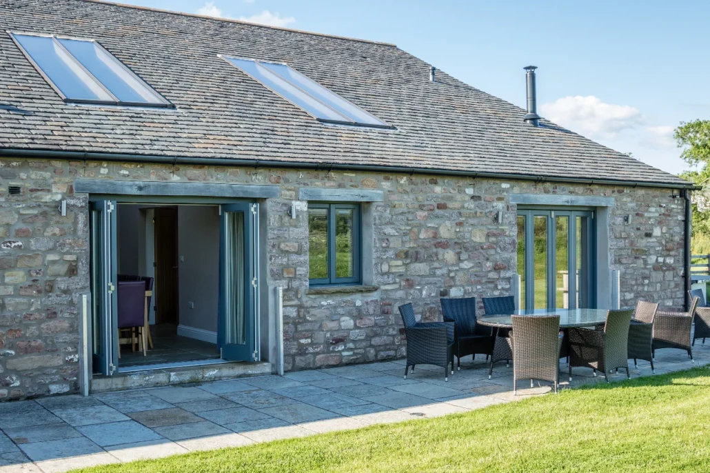 Brockram Patio with table and chairs