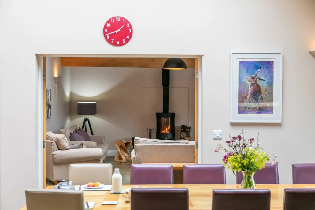 Brockram Barn view from Kitchen into Sitting Room