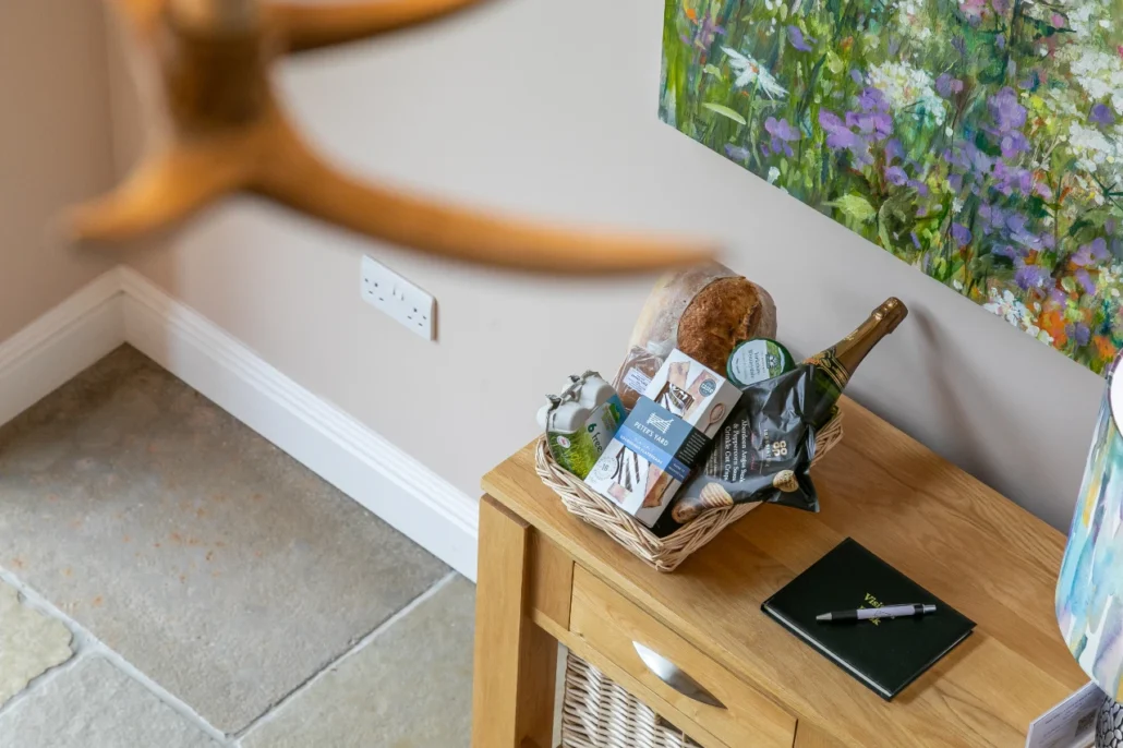 Welcome Hamper in Brockram Barn Hall