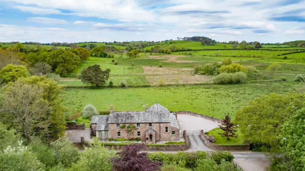 Aerial Photo of Rose Cottage