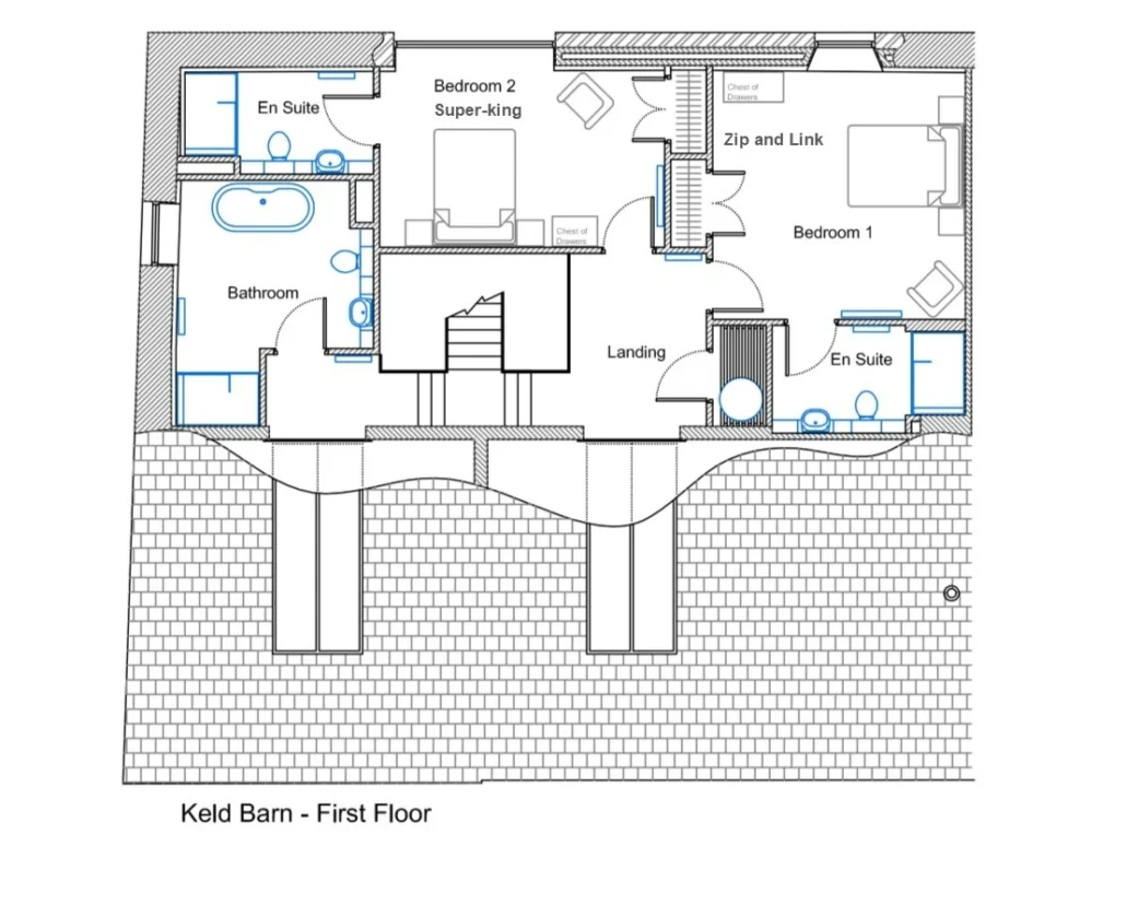 Keld Barn Layout First Floor